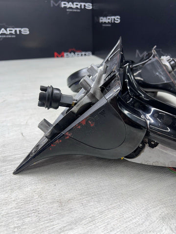 08-13 BMW E92 E93 M3 Folding Mirrors Gloss Black Trims + Glass / No Covers