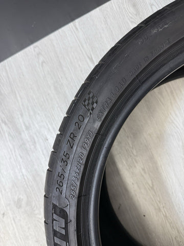 2019 Used 265/35ZR20 Michelin Pilot Sport 4 S NO 99Y - 8/32 *Dry Cracks*