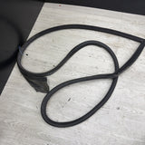 BMW E46 M3 01-06 Passenger Right Side Door Weather Strip Seal Black OEM