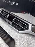 2025-2026 BMW G80 M3 Front Interior Carbon Fiber Trim Panel Set