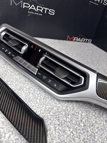 2025-2026 BMW G80 M3 Front Interior Carbon Fiber Trim Panel Set