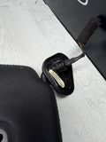 BMW E64 M6 Convertible OEM Sunvisors Sun Visors Black Leather Pair