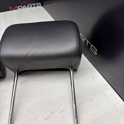 2001-2006 BMW E46 M3 Convertible Black Rear Headrests Head Rests Pair