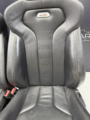 OEM 15-18 BMW F80 M3 FRONT LEATHER SEAT SEATS CUSHION INTERIOR BLACK