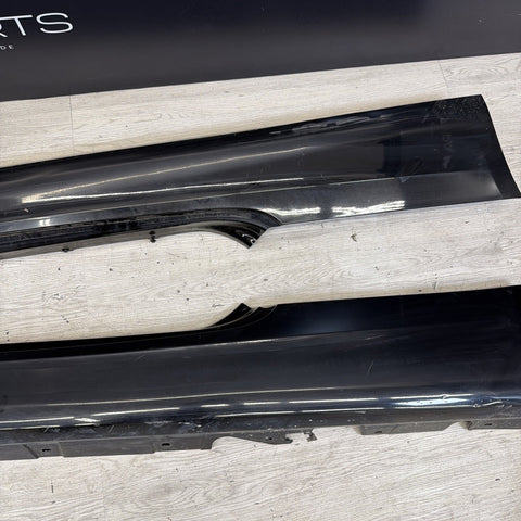 08-13 BMW E92 E93 M3 OEM Right Left Passenger Side Skirt Rocker Panels Black