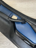 96-02 BMW Z3 M Z3M Front Left Driver Door Card Panel Cover Trim Estoril Blue
