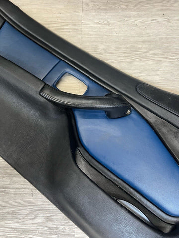 96-02 BMW Z3 M Z3M Front Left Driver Door Card Panel Cover Trim Estoril Blue