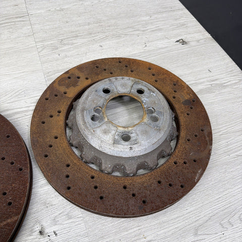 OEM 15-20 BMW F80 F82 F83 F87 M2 M3 M4 Rear Brake Disc Rotors