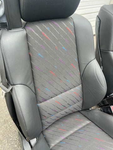 BMW E46 M3 01-06 Convertible M Rain Cloth / Nappa Leather Interior Seats Set