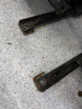 95-99 BMW E36 M3 Coupe Front Vaders Vader Seats Manual Black Ripped