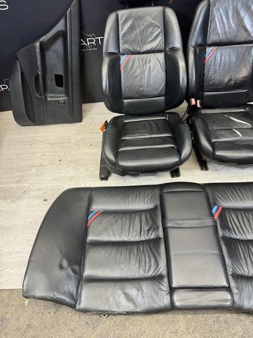 BMW E36 M3 318i 325i 328i 95-99 Front Seats Door Panels Interior Black Sedan