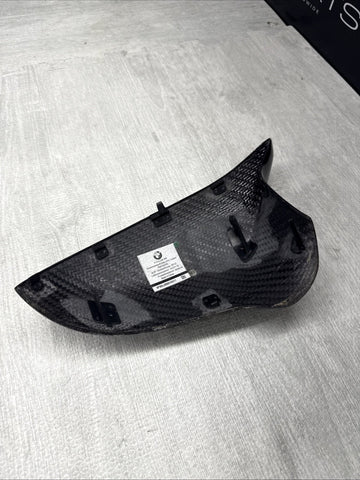 BMW 15-20 F80 F82 F83 M3 M4 Genuine OEM Carbon Fiber Left Driver Mirror Cover