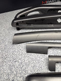01-06 BMW E46 M3 Convertible Interior Armrests Trim Set Titan Shadow Grey