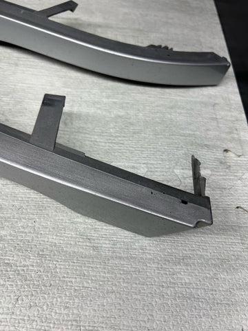 BMW E46 M3 Headlight Trims With Non Washer Option Titanium Silver