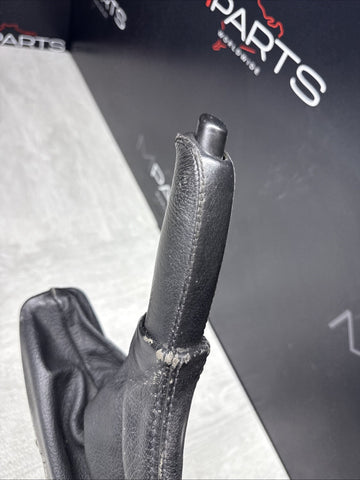 01-06 BMW E46 325 330 M3 Parking Brake Ebrake Leather Handle + Boot + Mechanism