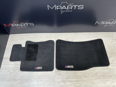 Used Genuine 2006-2010 BMW E63 E64 Carpets Floor Mats Black Front Only