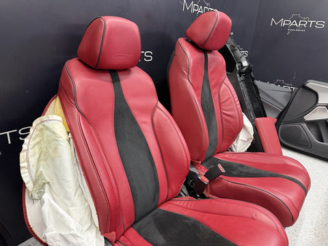 21-25 ACURA TLX TYPE S INTERIOR SET RED ALCANTARA LEATHER SEATS OEM 7K MILES