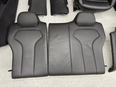 OEM 15-20 BMW F82 M4 LEATHER SEAT SEATS CUSHION INTERIOR SET BLACK