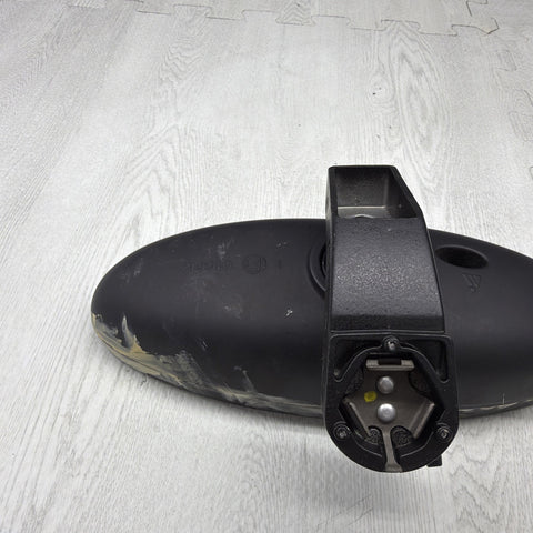01-06 BMW E46 M3 Rearview Rear View Oval Mirror *Damage