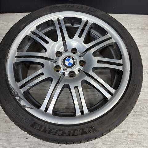 01-06 BMW E46 M3 Factory Front 19x8 M Double Spoke Alloy Style 67 Wheel 19” OEM