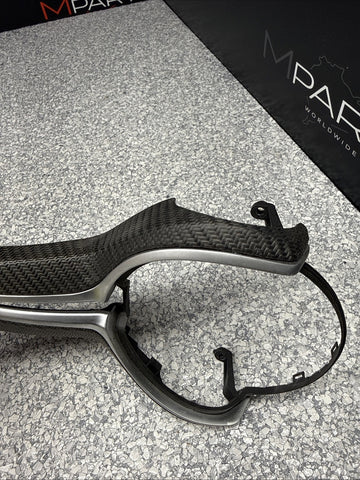 15-21 BMW M2 M3 M4 F87 F80 F82 F83 STEERING WHEEL DRY CARBON TRIM COVER