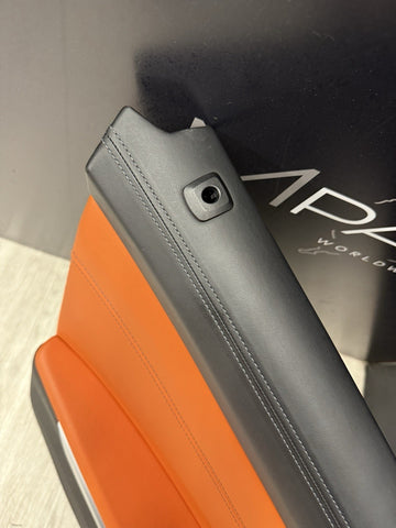 BMW 21-26 G80 M3 Front Left Kyalami Orange Leather Door Panel