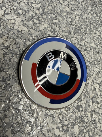OEM BMW Anniversary 50 Years Hood Logo Badge G80 G82 G83 G87 M2 M3 M4 7886545