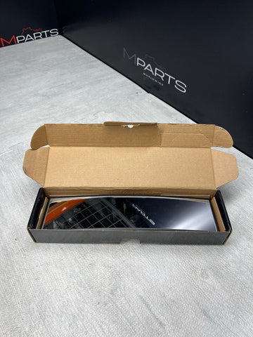 Racing 290mm Convex Mirror Black Frame No Tint