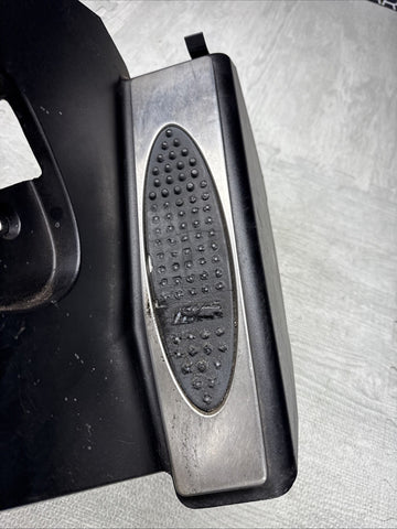 01-06 BMW E46 M3 BLACK DEAD PEDAL KICK PANEL COVER 7902400 *Damage