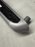 01-06 BMW E46 M3 Brushed Aluminum/Grey Door Trim Armrest Right Front Passenger