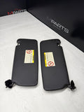 BMW 94-99 E36 M3 Black Sun Visors Sunvisors Pair OEM