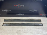 94-99 BMW E36 M3 COUPE SIDE SKIRTS ROCKER PANELS MOLDINGS COSMOS BLACK