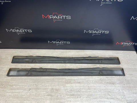 94-99 BMW E36 M3 COUPE SIDE SKIRTS ROCKER PANELS MOLDINGS COSMOS BLACK