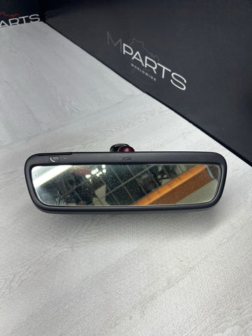 BMW 01-06 E46 M3 Auto Dimming Rear View Mirror SOS Homelink 51167115777 *Imperfe
