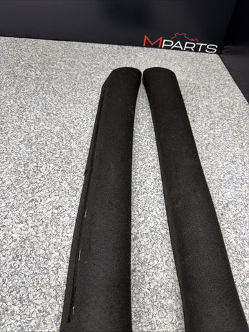 01-06 BMW E46 M3 Coupe Front A Pillars Black Original OEM Pair *Notes