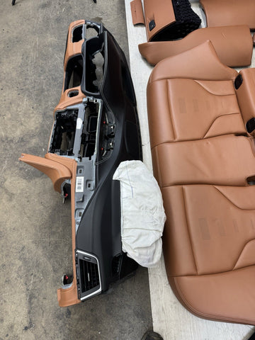 BMW F80 M3 15-20 Amaro Brown Front Competition Seats Interior Dash *Notes*