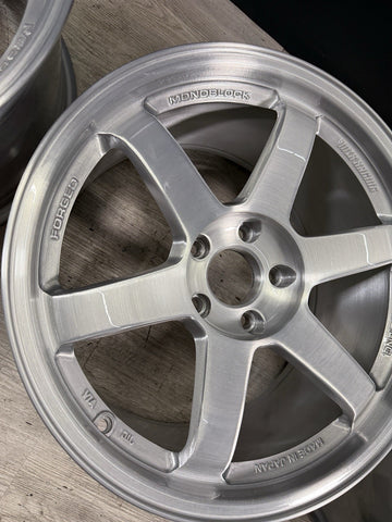 Volk Racing TE37 18” Wheels Rims 18x19.5 ET22 18x11 ET37 5x120 BMW E9X F8X M3