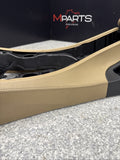 08-13 BMW E90 E92 E93 M3 Front Center Console Armrest Extended Leather Bamboo