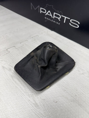 BMW E46 323 325 330 M3 Leather Shift Shifter Tri Stitch Boot Cover + Ring