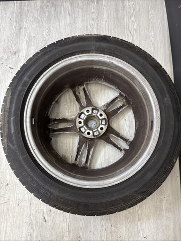 2015-2018 Porsche Macan Wheel 19x9 Genuine 5 Spoke Double Spoke With TIRE