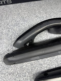 01-06 BMW E46 M3 Convertible Interior Armrests Trim Set Titan Shadow Grey
