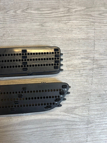 01-06 BMW E46 M3 Left Right Fender Vent Grilles Grills Trims Matte Black