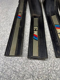92-98 BMW E36 M3 S52 Sedan Four Door Sills Plates Cover Plastic BLACK OEM *NOTE*