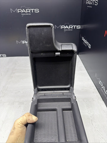 01-06 BMW E46 M3 Center Console Armrest Arm Rest Black Vinyl