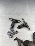 01-06 BMW E46 330 M3 Hood Hardware Safety Release Catch Latch Lock SET OEM