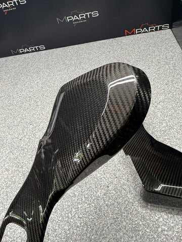 Carbon Seat Button Frame Panels Cover Bezels 21-26 BMW G80 G82 G83 M3 M4