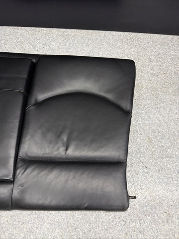 2001-2006 BMW E46 M3 COUPE REAR LEFT SEAT UPPER BACKREST LEATHER CUSHION BLACK