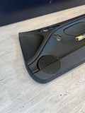 01-06 BMW E46 M3 PASSENGER RIGHT SIDE DOOR PANEL CARD BLACK OEM