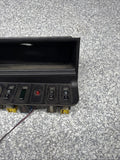 BMW E36 Center Console Panel Bezel Storage Cubby Alarm LED Heated Seats LM33 OEM
