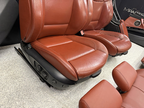 08-13 BMW E90 M3 OEM Sedan Complete Interior Fox Red Seats